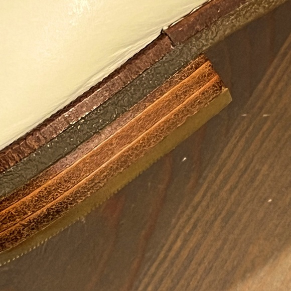 Sperry Seaport Royal Loafers Slip On Leather Tassel Fringe Preppy Ivory/Navy 9.5 - Picture 11 of 12